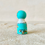 1.2” Tiny Owl: Turquoise