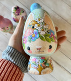 5.5” *JUMBO* Blue Bonnet Bunny