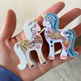 Set of Two: 2.5” Archival Printed Replica: Day/Night Unicorns