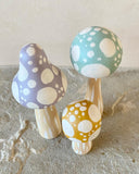 Set of 3: 4”, 3.9”, 2.5” Mushroom Grove
