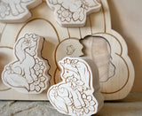 *Engraved* 9.5”h 5pc Rainbow Magic Puzzle