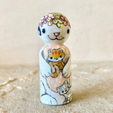 2.5” Cat Mama: Marshmallow