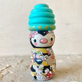 4” Bee Mama with Beehive Hat