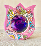 4.25" GEM Flower Mama (Pink)