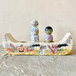 Set of 3: 7” Boo Canoe with Frank & Mummy Friends