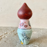 *Original* 4” Gray Cat Mama