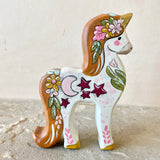 *Original* 4.75” Unicorn: Ivory Rainbow