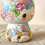 5.5” *JUMBO* Blue Bonnet Bunny