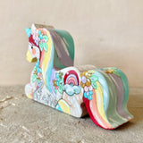 6”w Unicorn: Rainbow Mama