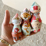 *Original* 4” Panda Mama with Twins