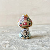 1.25” Tiny Pointy Mushroom: Ochre