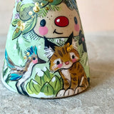 *Original* 4” Tree Ornament: Roadrunner, Raven and Bobcat