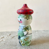 *Original* 4.5” Woodland Snowman with Red Cap