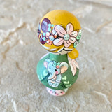 Copy of *Original* 2.75” Magnetic Clicques Doll: Girl with Elephant