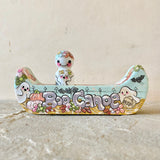 2pc Set: 5.5” Boo Canoe: Single Seater