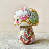 2.75” Magic Mushroom: Ochre Cap with Unicorns