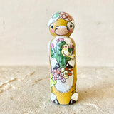 3.5” Horse with Cactus + Bird: Palomino