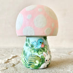 2.75” Pink Mushroom with Bunnies