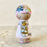 *Original* 2.25” Animal Guardian Girl: Cheetah