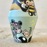 4” Bee Mama with Bonnet: Claret