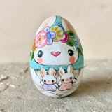 2.5” Egg Bunny (Puddle Blue)