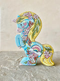 6” XOXO Unicorn with Golden Mane