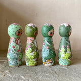 3.25” Cactus with Wild Pony: Paint Chestnut