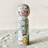 *Original* 3” Birch Tree holding Fawn