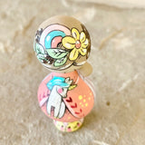 *Original* 2.75” Magnetic Clicques Doll: Girl with Unicorn