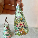 *Original* 4” Tree Ornament: Roadrunner, Raven and Bobcat