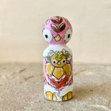 2.5” High Desert Owl: Fuschia