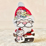 3” Archival Printed Jolly Friend: Santa Claus