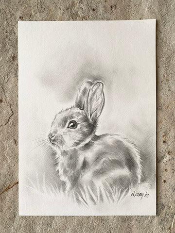 7x10” *Original* Bunny