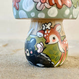 2.75” Forest Mushroom: Blue with Bears