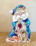 Reserved for Susan C: 5” Santa Claus with Celestial Friends