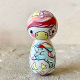 2.75” Unicorn Mama: Rainbow