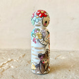 3.5” Birch Tree: Fox