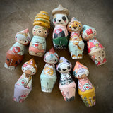 *Original* 4” Panda Mama with Twins