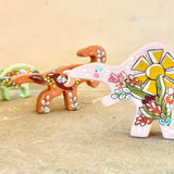 *Original* 4.5”w Dinosaur: Pink No. 3