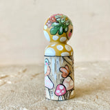 2.5” Mushroom Mama: Ochre