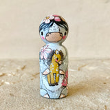 2.5” Gray Horse with Foal