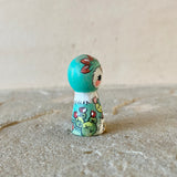 1.3” Owl: Turquoise
