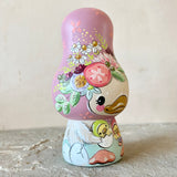 5.5” *JUMBO* Dusty Rose Bonnet Duck