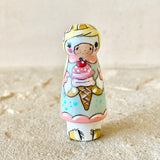 2” Unicorn with Two Scoops Ice Cream