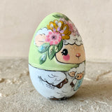 2.5” Egg Sheep with Lamb