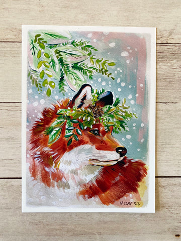 *Print* 5x7 Fox